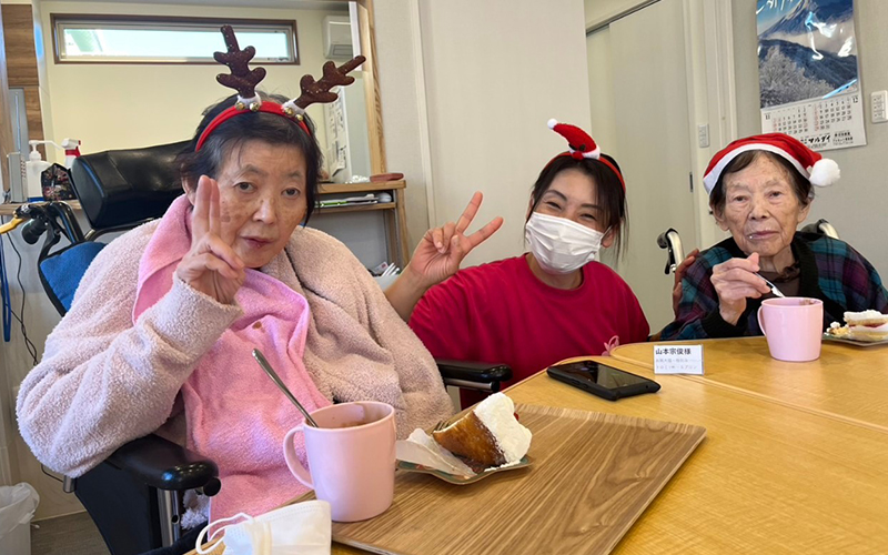 笑顔あふれるクリスマス会