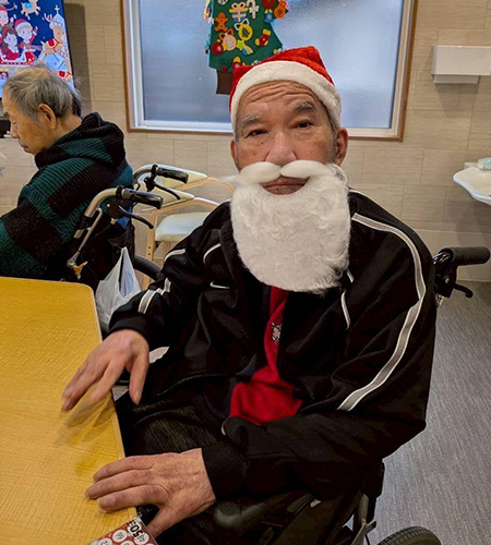 クリスマス会はビンゴで大盛り上がり